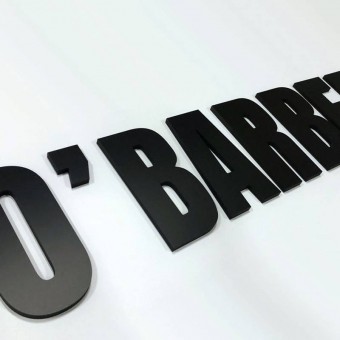 Lettres découpées PVC